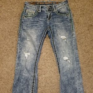 Mens Rock Revival Jean's